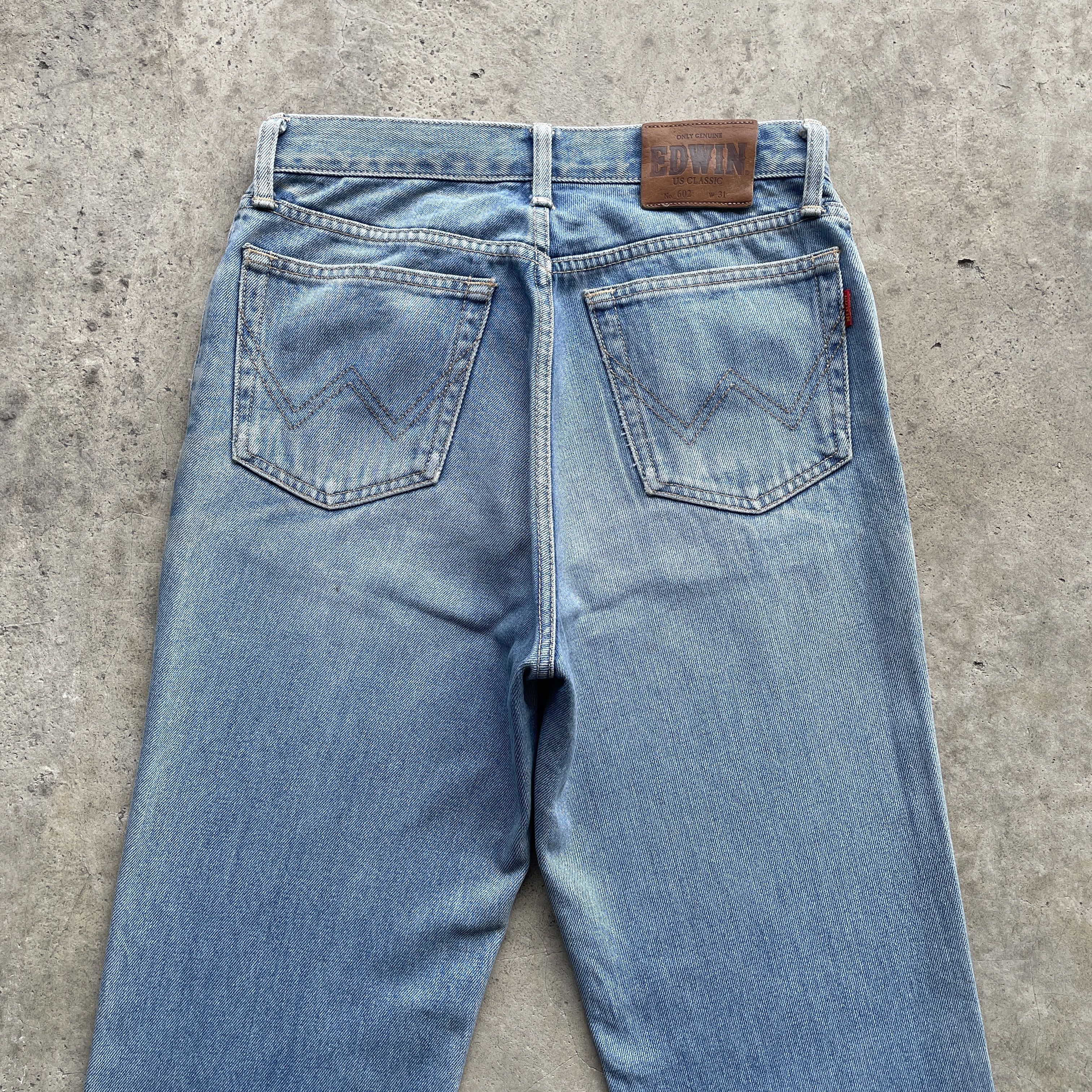 Edwin × Faded Glory × Vintage VINTAGE EDWIN US CLASSIC JEANS WASH FADED DENIM PANTS W29 Size US 29 - 11 Thumbnail