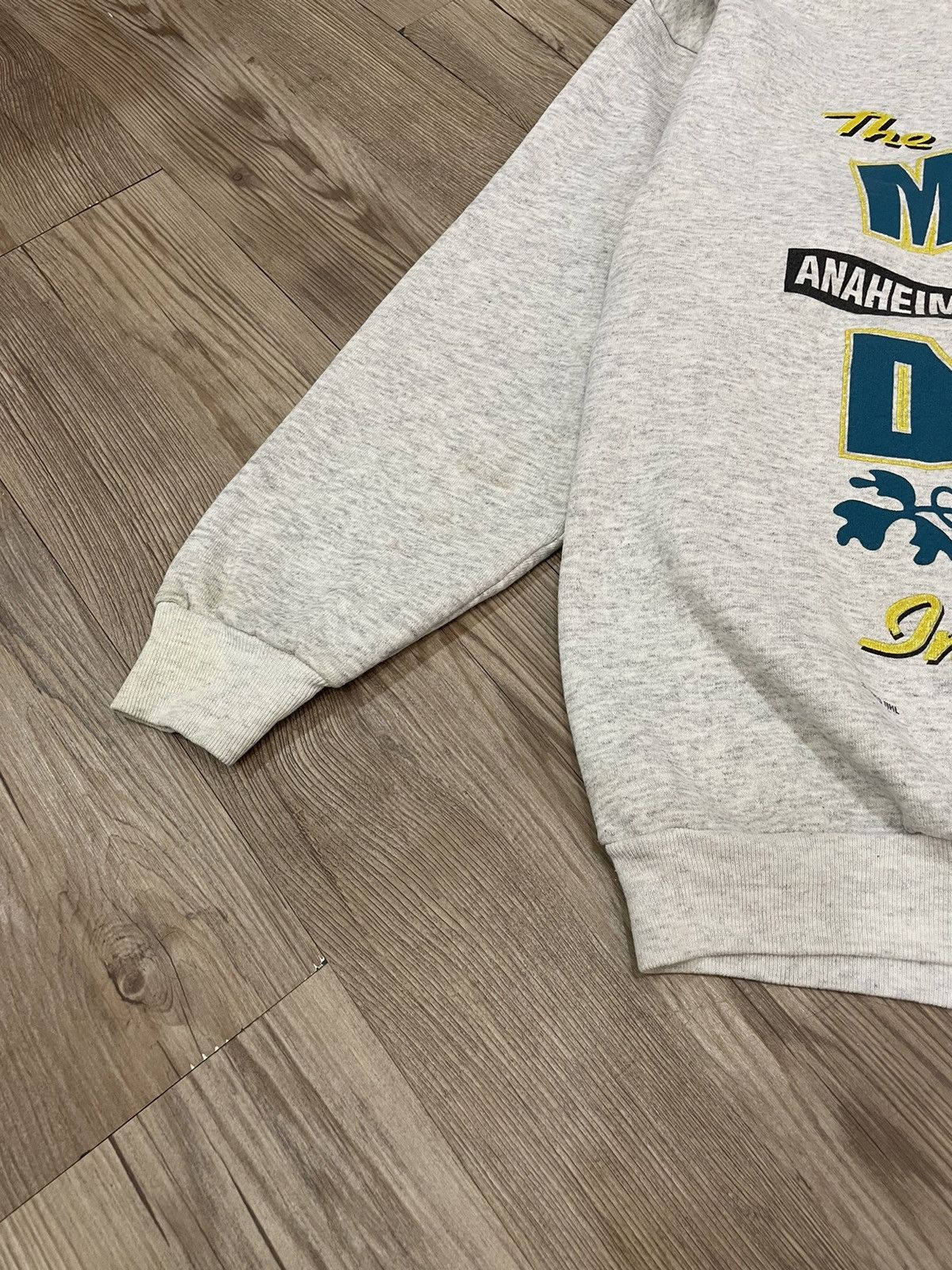 NHL × Vintage Vintage 1993 The Mighty Ducks Pullover Sweatshirt Size US XXL / EU 58 / 5 - 4 Thumbnail
