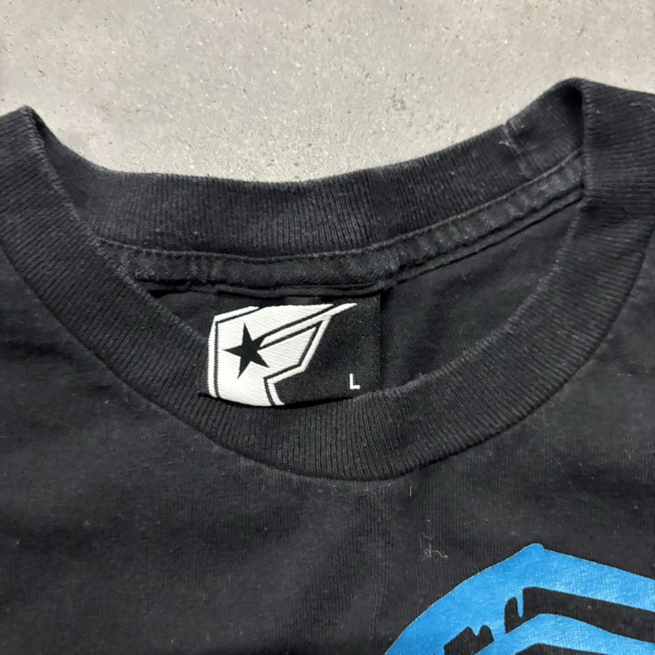 Japanese Brand × Vintage Crazy Vintage Y2K/2000s Grunge Famous Stars & Straps Skater Goth Graphic Tee! Size US L / EU 52-54 / 3 - 3 Thumbnail