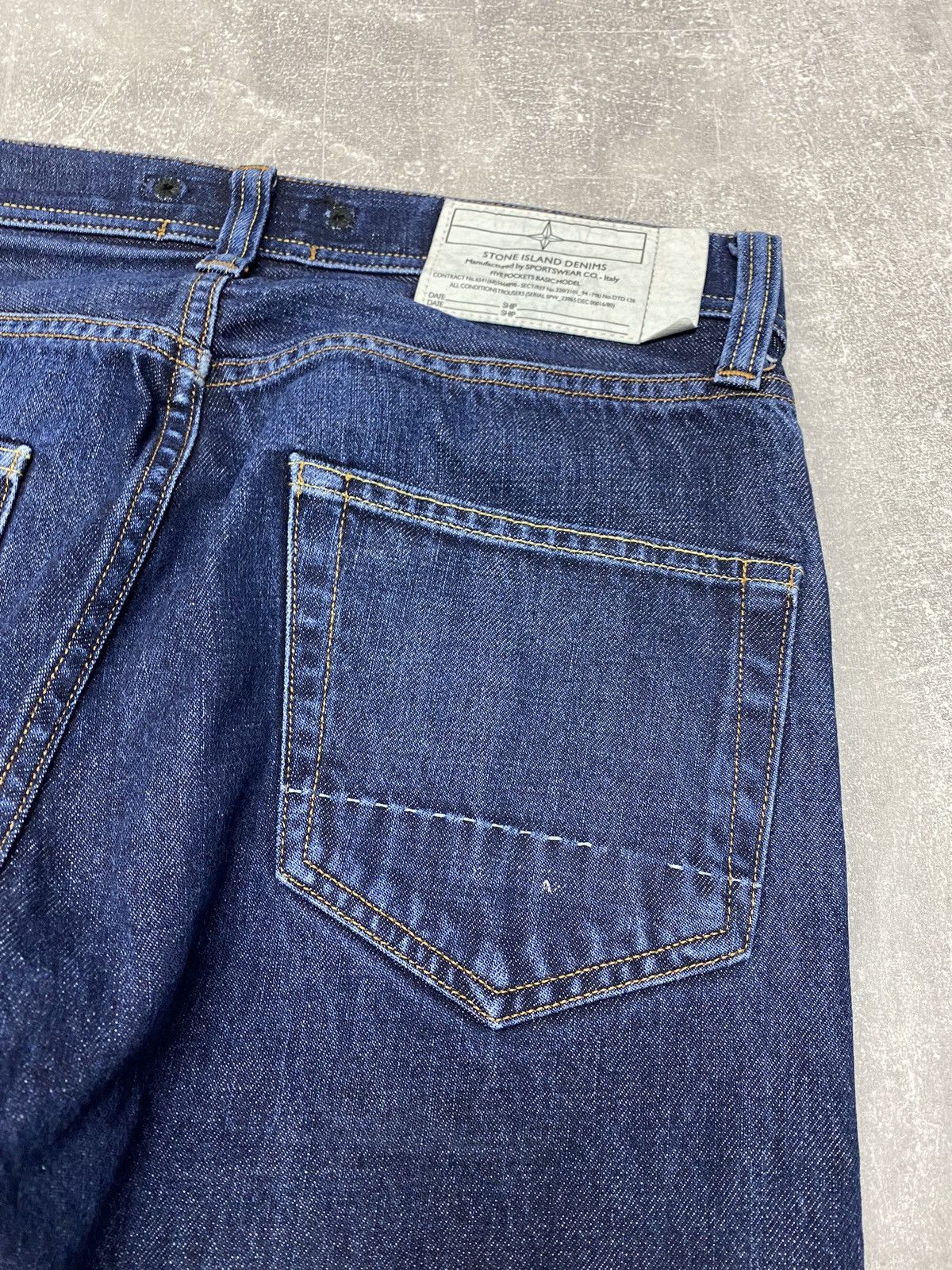Massimo Osti × Stone Island × Vintage Vintage 90's Stone Island Denim Massimo Osti Archival Jeans Size US 28 / EU 44 - 21 Thumbnail