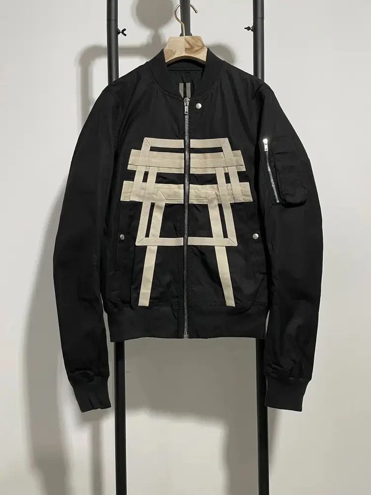 Rick Owens Rick Owens Stripes Bomber Size US L / EU 52-54 / 3 - 1 Thumbnail