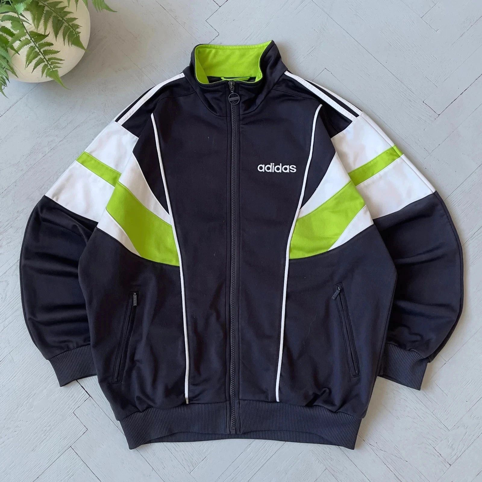 Adidas Vintage Adidas Full Zip Retro Track Jacket Size US M / EU 48-50 / 2 - 1 Thumbnail