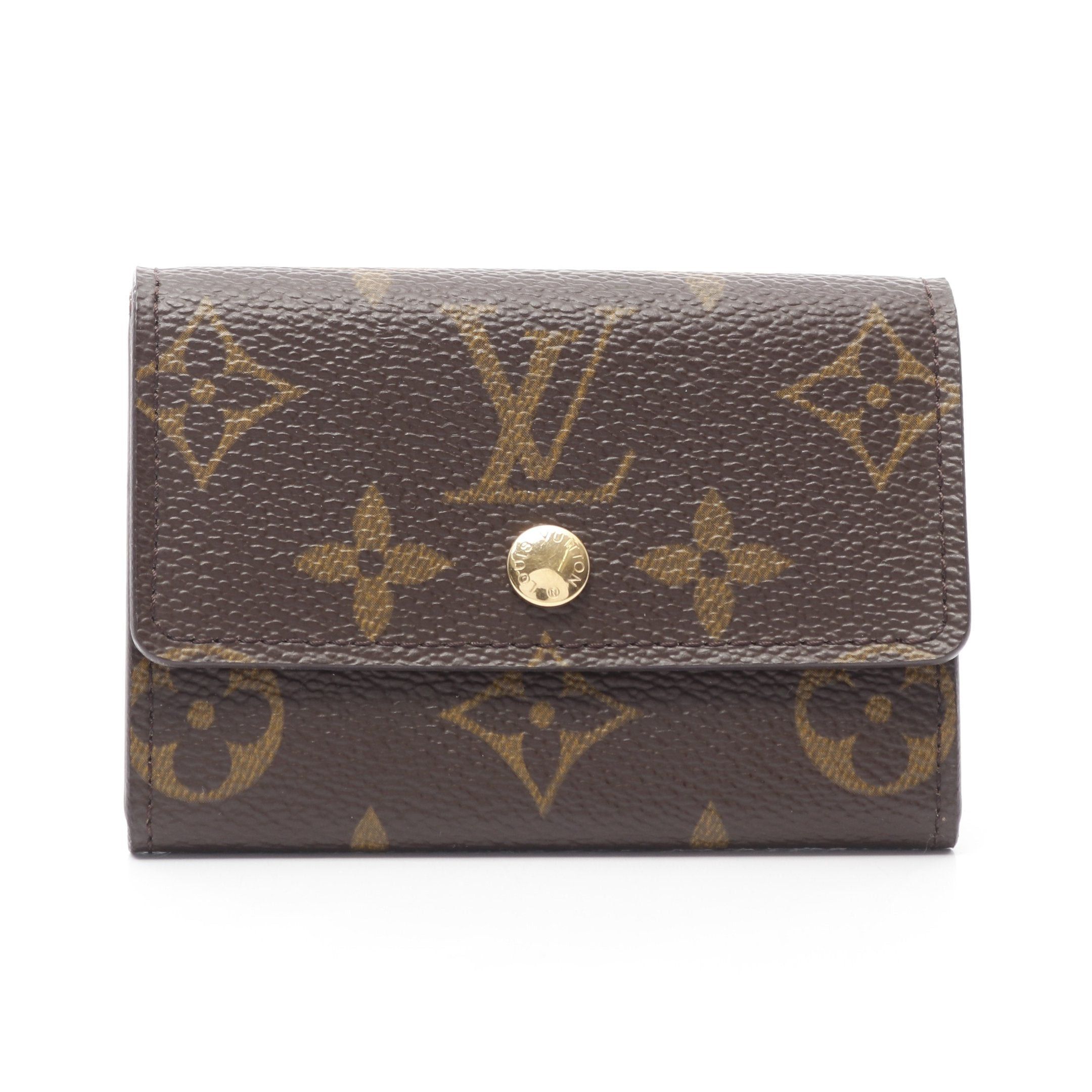 Louis Vuitton Louis Vuitton Porte-Monnaie Plastic Monogram Coin Purse Leather Brown Size ONE SIZE - 1 Thumbnail