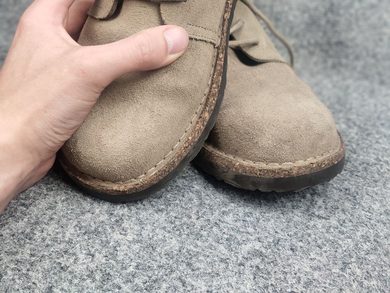 Birkenstock Birkenstock Uppsala Mid Boots suede leather taupe Lace Shoes Size US 10 / EU 43 - 24 Thumbnail