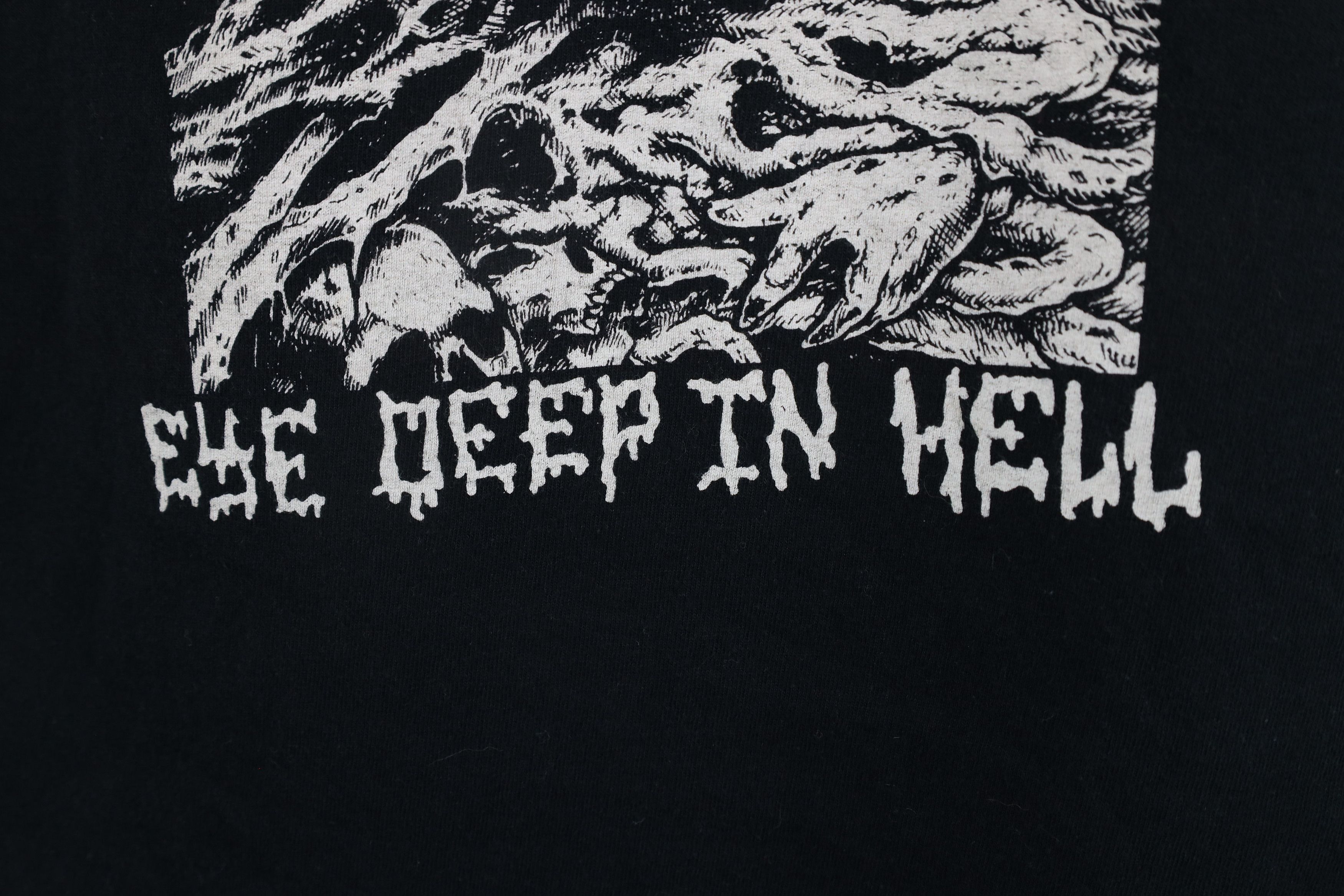 Vintage Streetwear Deep In Hell Dissected Metal Band T-Shirt Black Size US XL / EU 56 / 4 - 7 Thumbnail