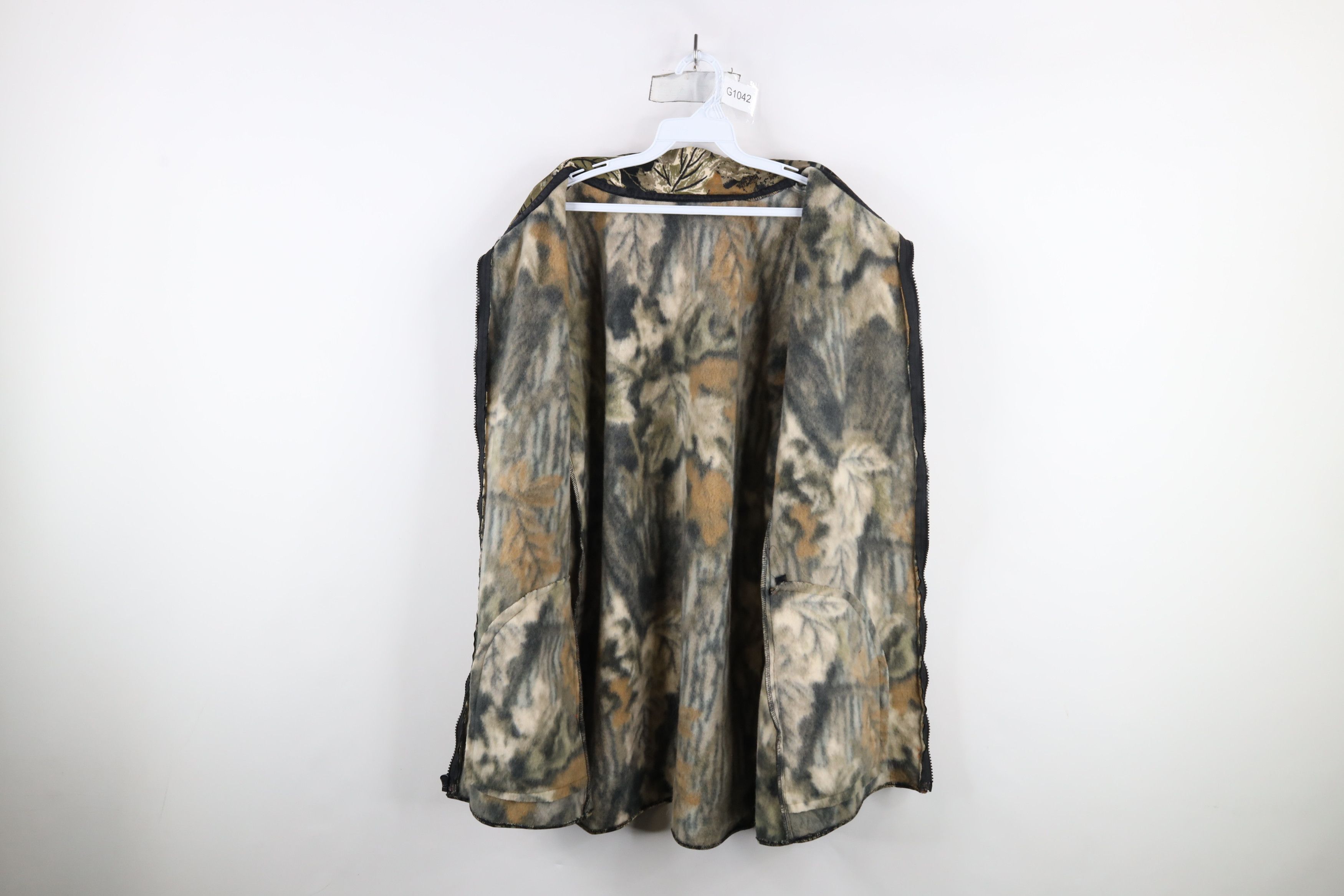 Vintage Vintage 90s Streetwear Camouflage Full Zip Vest Jacket Size US XXL / EU 58 / 5 - 8 Thumbnail