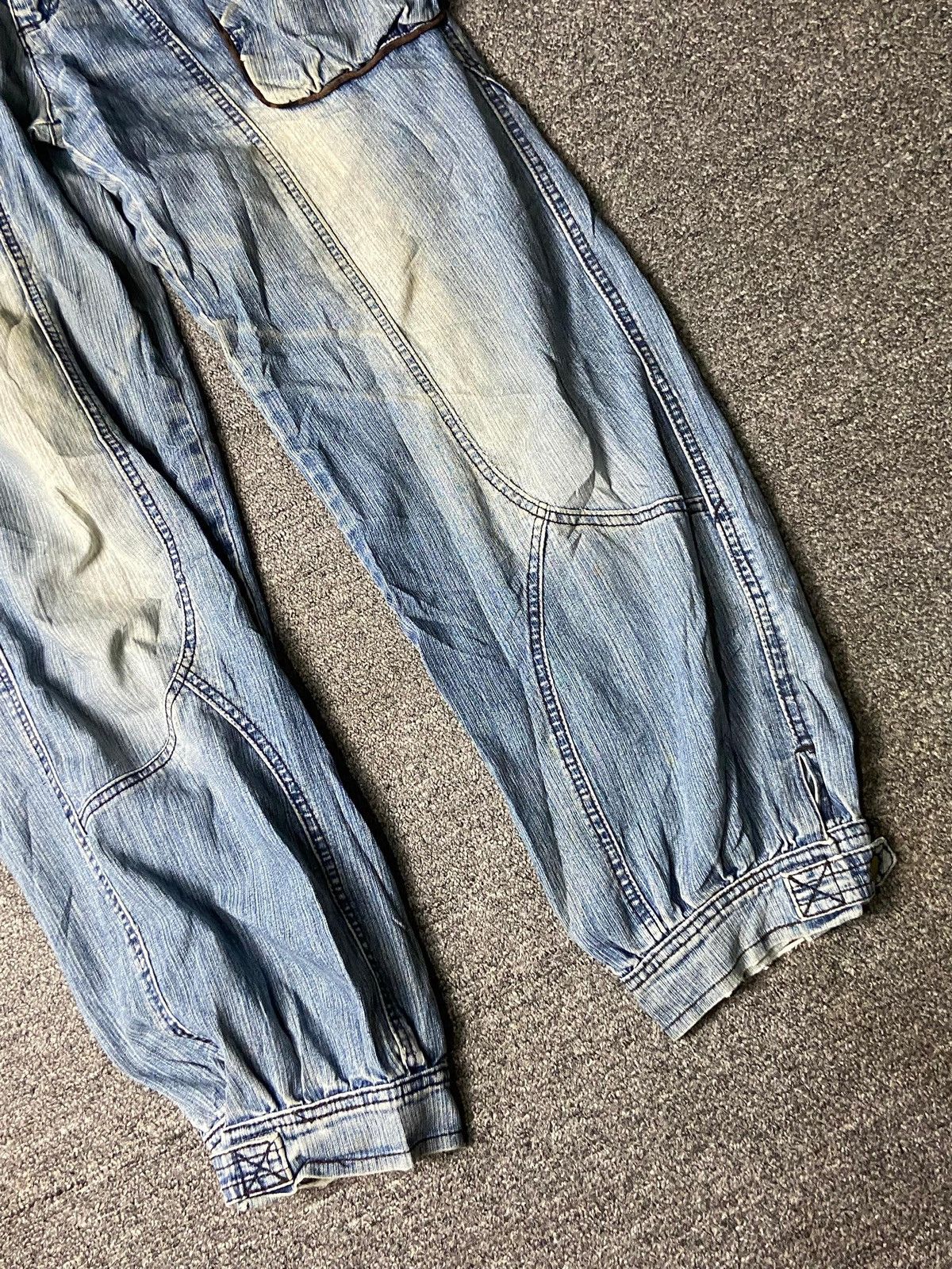 Japanese Brand Minggu Brand Baggy Style Cargo Jeans (158) Size US 30 / EU 46 - 8 Thumbnail
