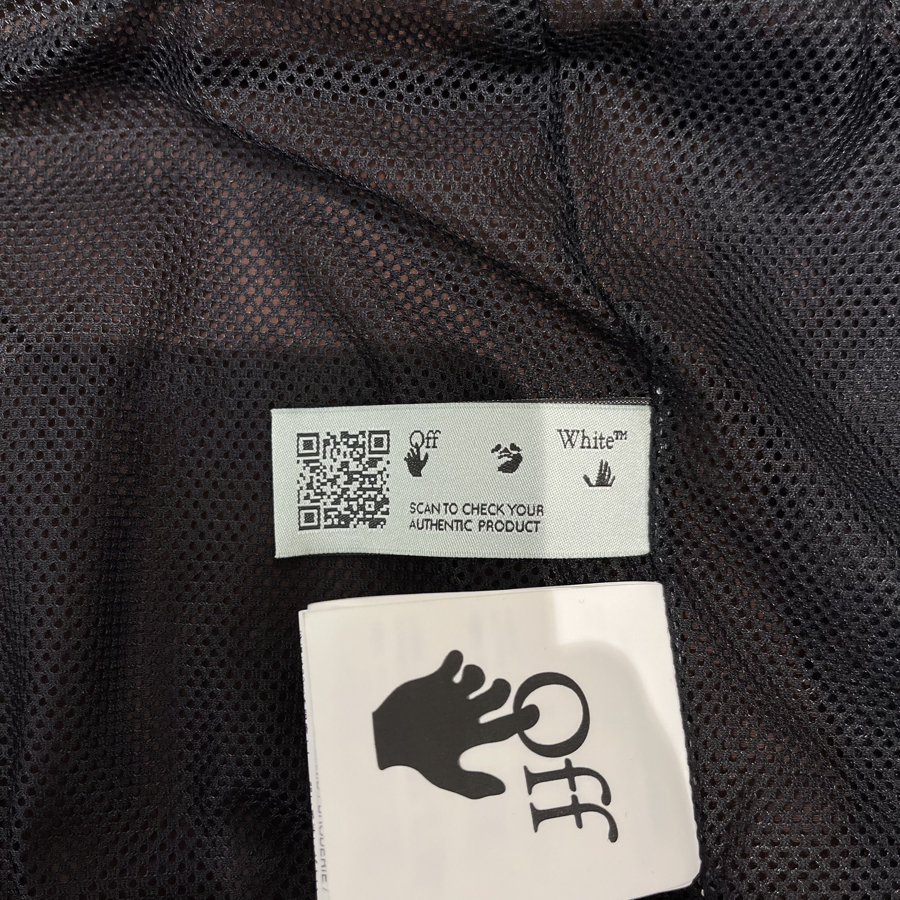 Off-White Off White Zip Up Funnel Jacket Brown/Red Size US M / EU 48-50 / 2 - 5 Thumbnail