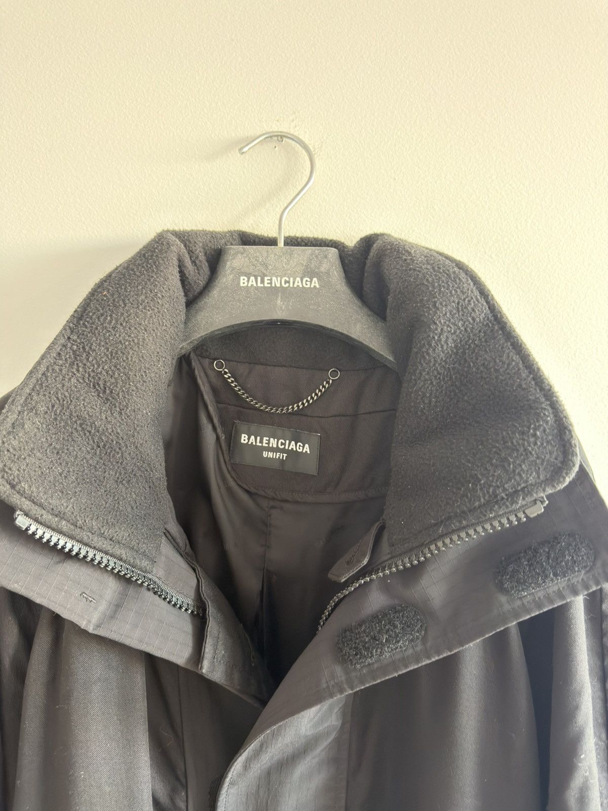 Balenciaga BALENCIAGA DEMNA TRENCH COAT TRACK 3B FLEECE COLLAR Size US XL / EU 56 / 4 - 7 Thumbnail