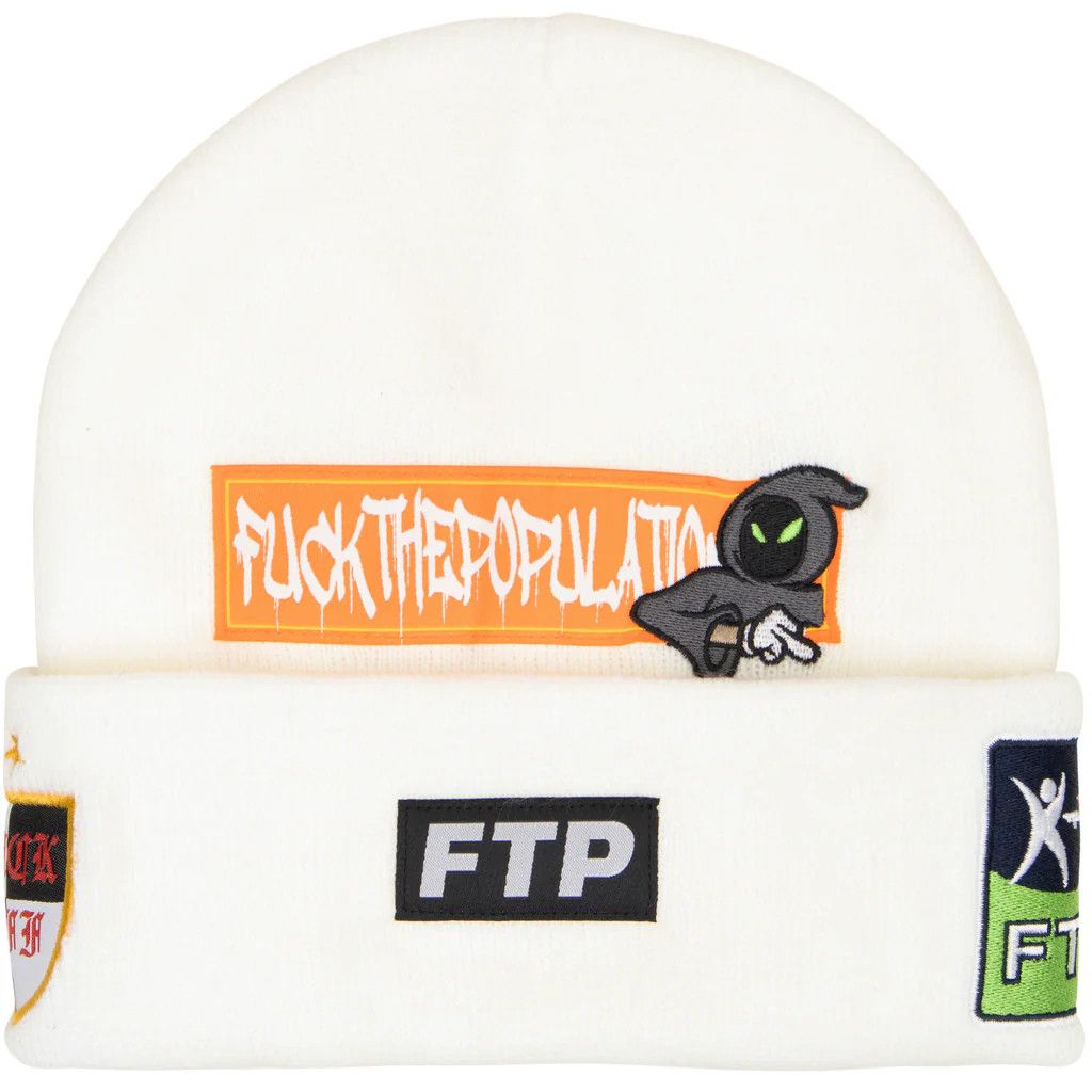 Ftp White Beanie | Grailed