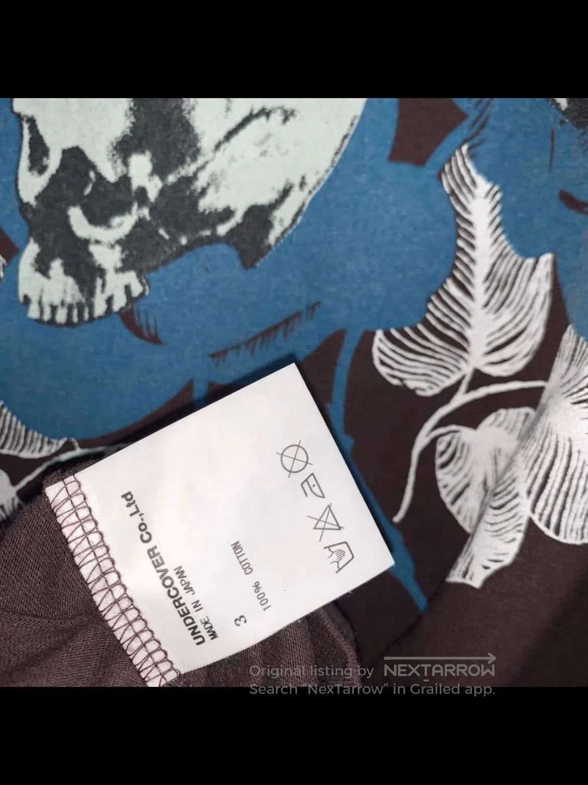 Undercover Sz 3 Undercover Skull Flower Tee. Size US L / EU 52-54 / 3 - 5 Thumbnail