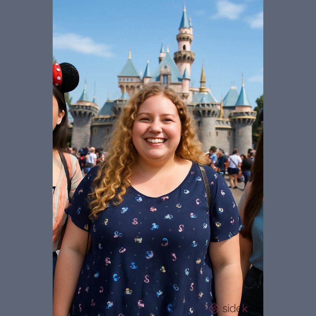 Disney Disney Navy Multicolor Mermaid Top Plus 4X Size 4XL / US 24-26 - 1 Thumbnail