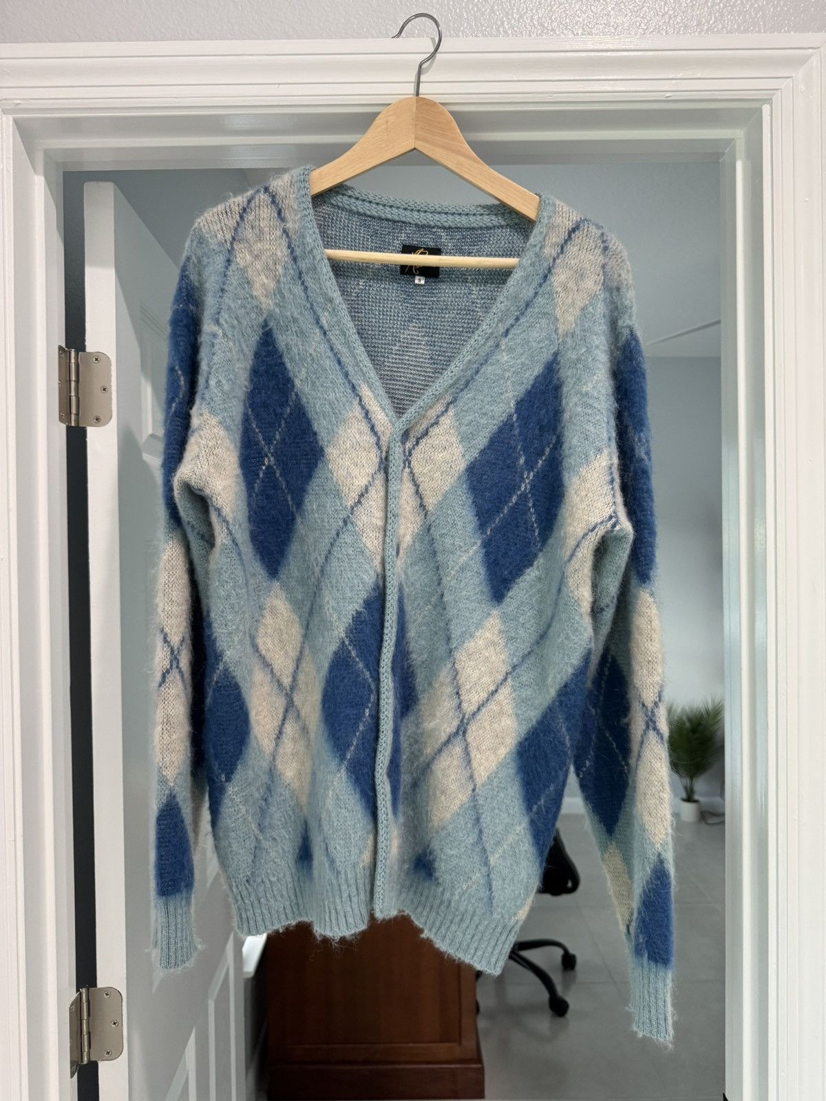 Needles Needles Mohair Checkered Cardigan Size US S / EU 44-46 / 1 - 1 Thumbnail