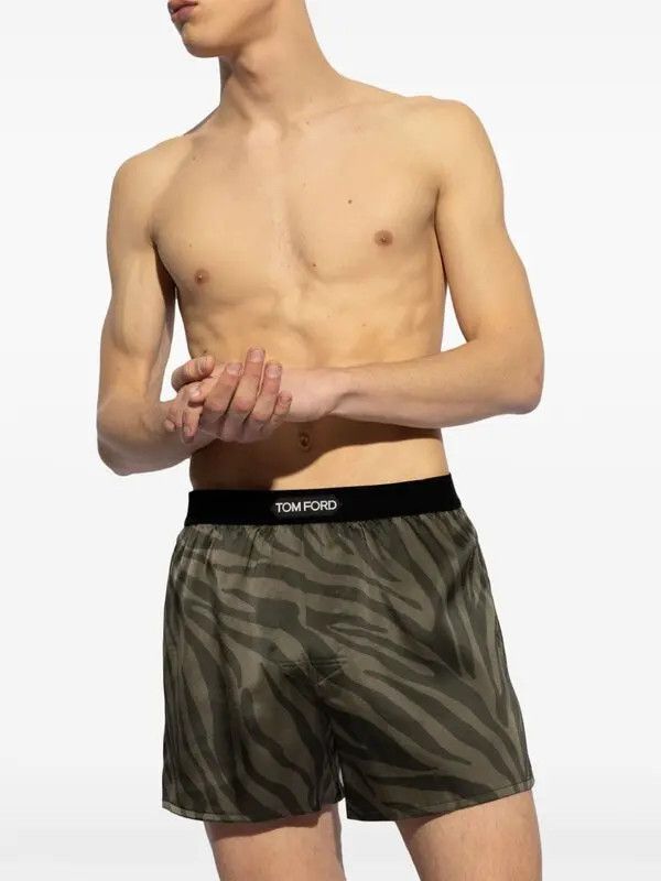 Tom Ford o1loc1c1225 Size: M / IST4LE4 Underwear Boxer in Army Green Size ONE SIZE - 2 Thumbnail