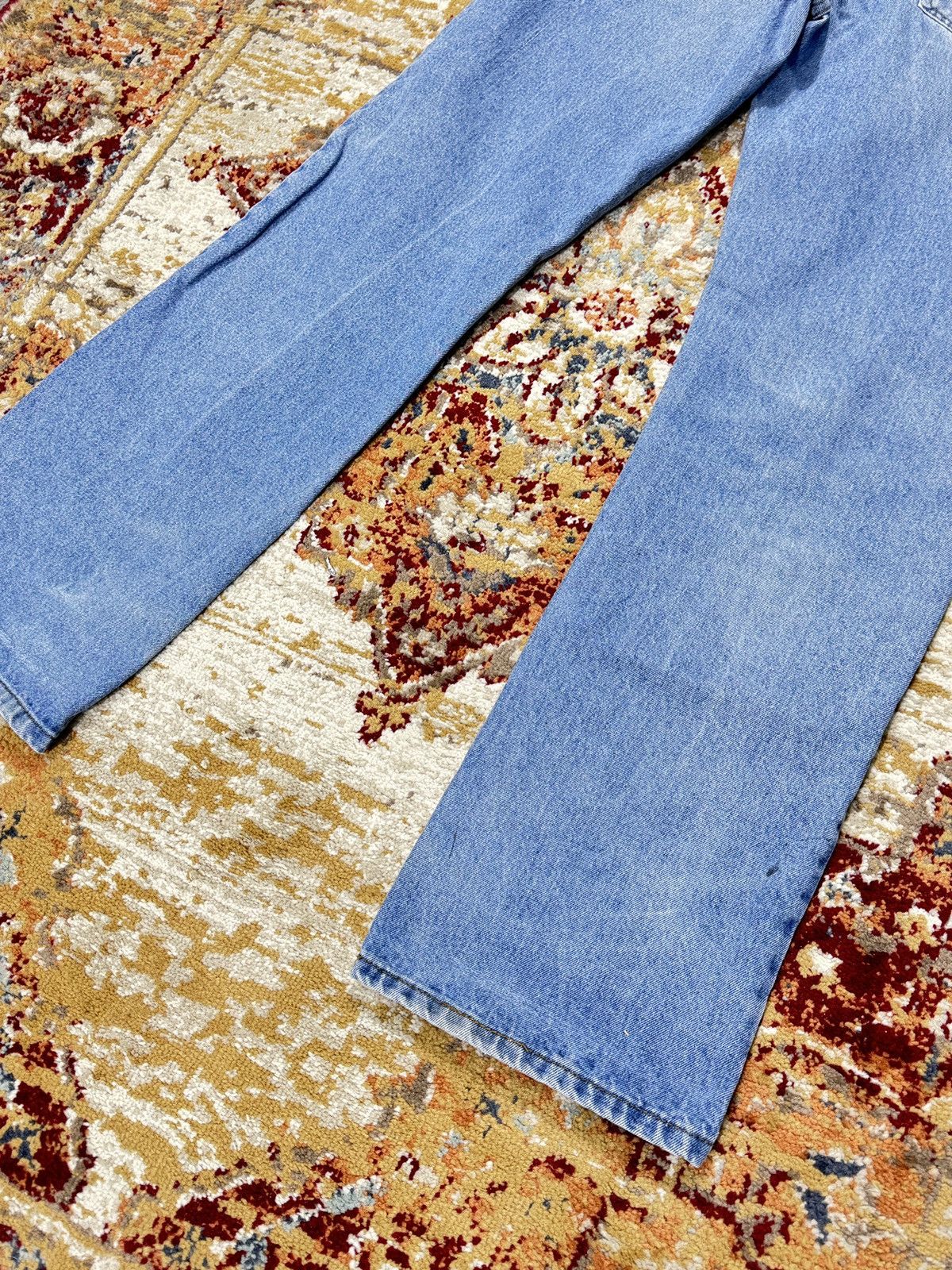 Vintage ᶠᵃⁿᶜʸᵍᵘʸ Vintage Baggy Washed Denim Jeans Wide leg Y2K Size US 36 / EU 52 - 10 Thumbnail