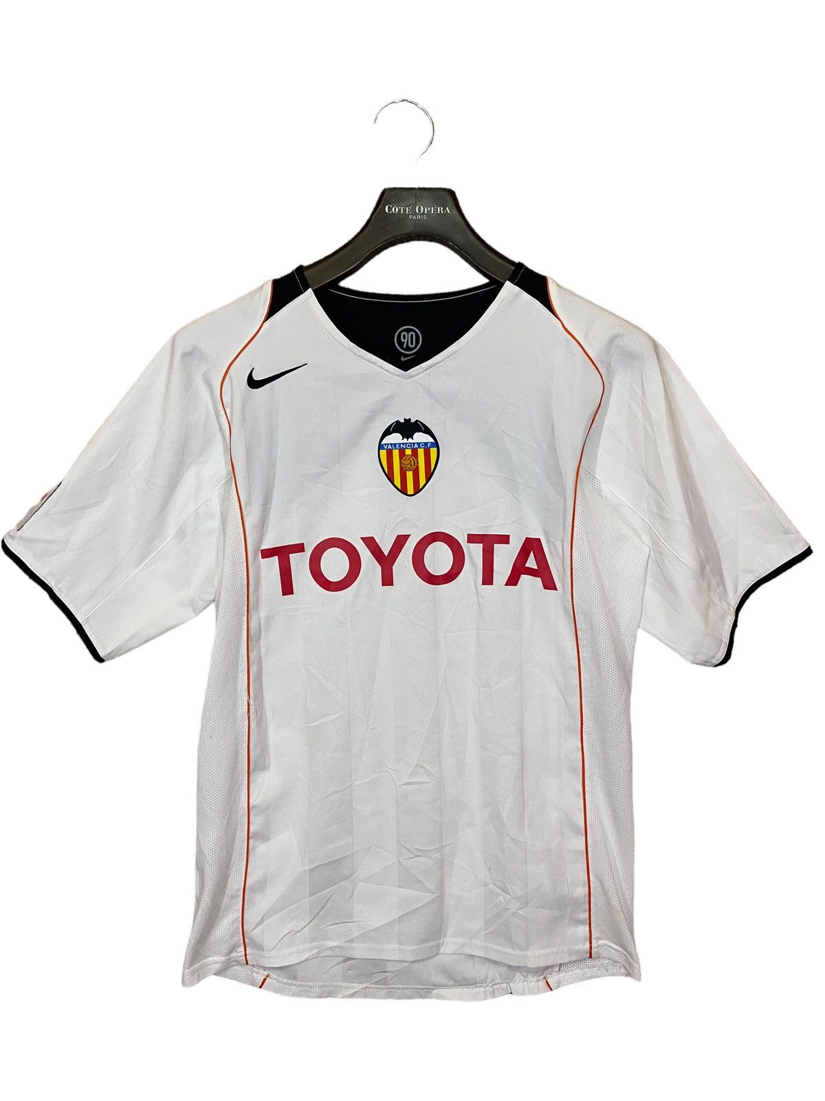Y2k valencia nike football club jersey