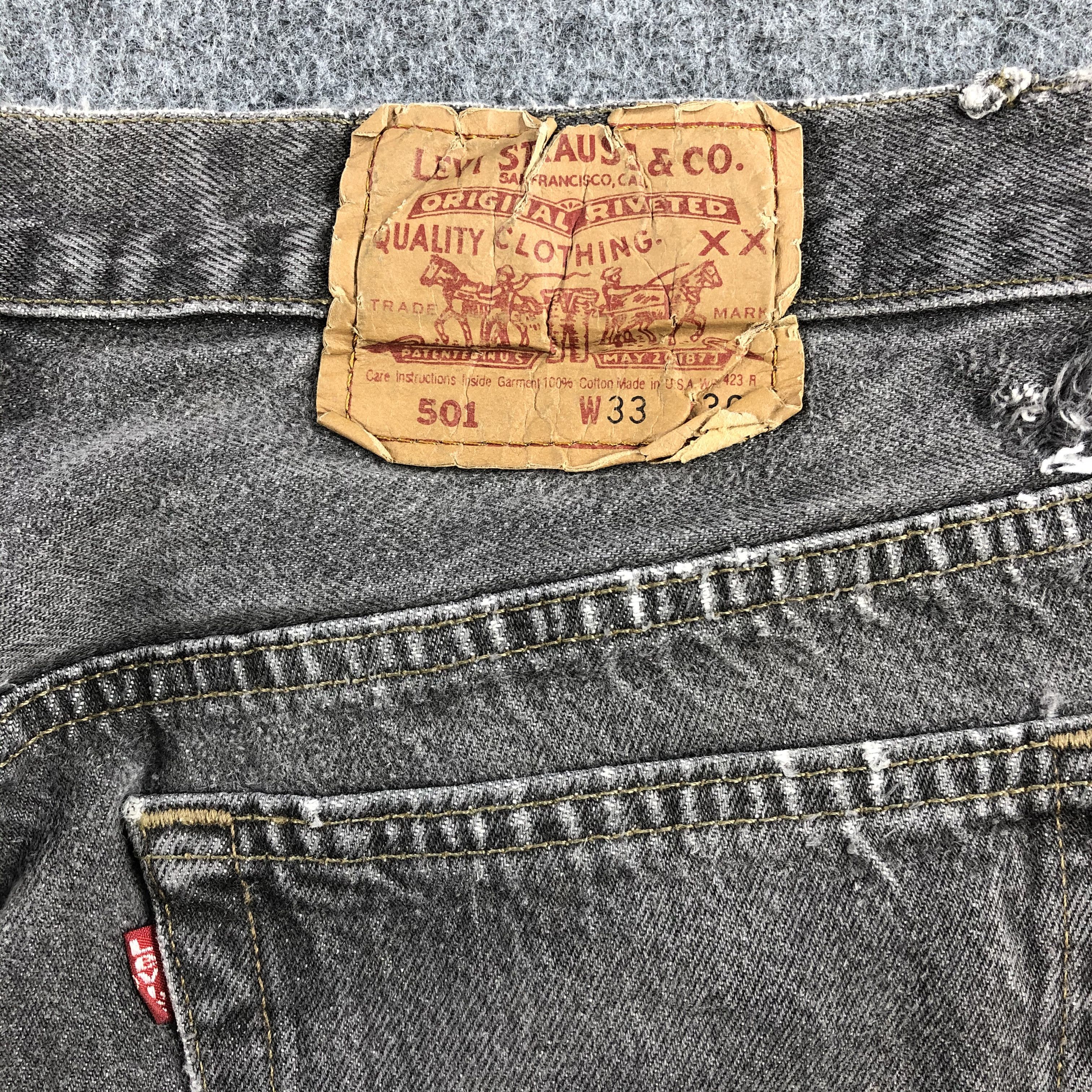 Levi's Vintage 90s Levis 501 Earth Tone Jeans-J1420 Size US 32 / EU 48 - 5 Thumbnail