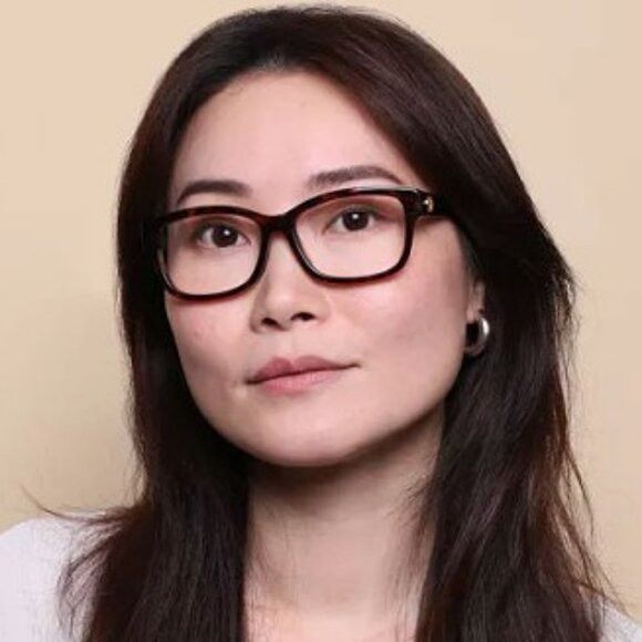 Gucci Gucci GG1259OA 002 Eyeglasses Dark Havana 55mm Rectangle Size ONE SIZE - 2 Thumbnail