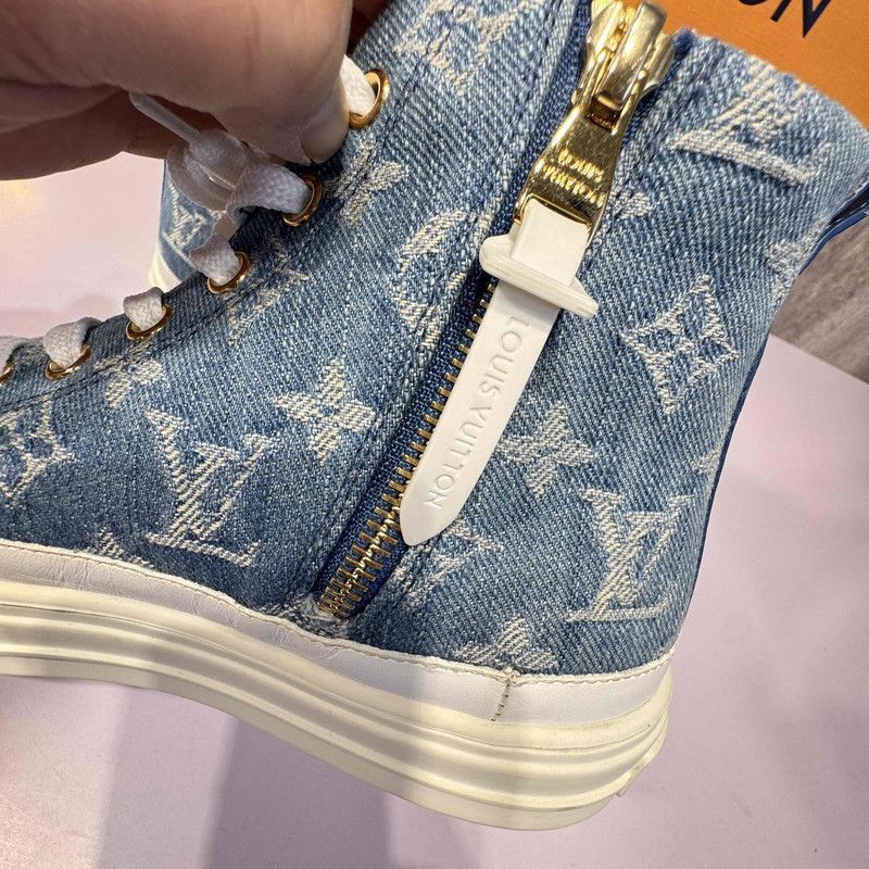 Louis Vuitton Louis Vuitton Stellar Blue Casual Sneakers - Size US 6.5 / EU 39-40 - 9 Thumbnail