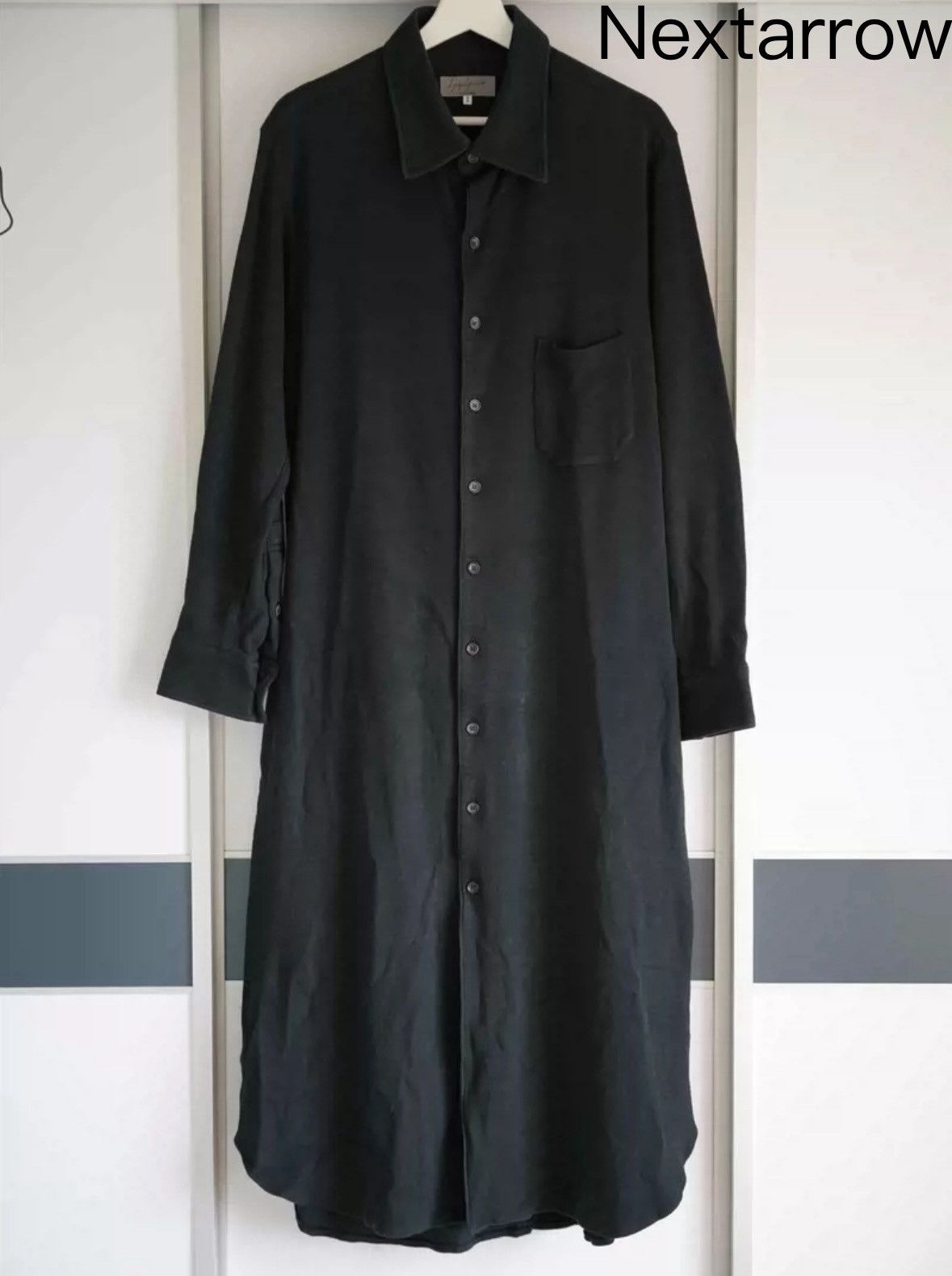 Yohji Yamamoto Yohji Yamamoto 11ss Show Style Extra Long Shirt Size US S / EU 44-46 / 1 - 1 Thumbnail