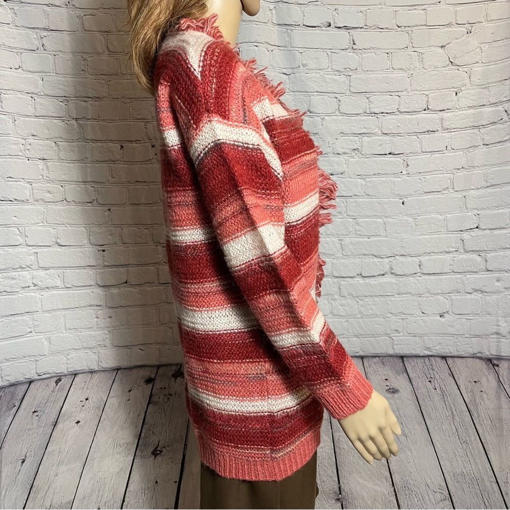 Other NWT New $146 Kontatto Mohair Open Front Fringe Cardigan Mad Size M / US 6-8 / IT 42-44 - 4 Thumbnail