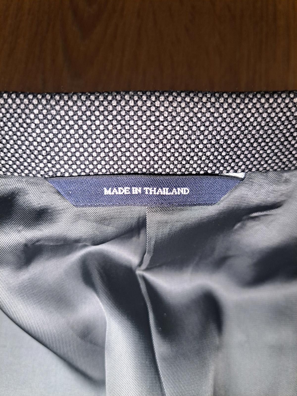 Brooks Brothers Brooks Brothers Sport Coat Mens 44R Gray Birdseye 100% Wool Size 44R - 5 Thumbnail
