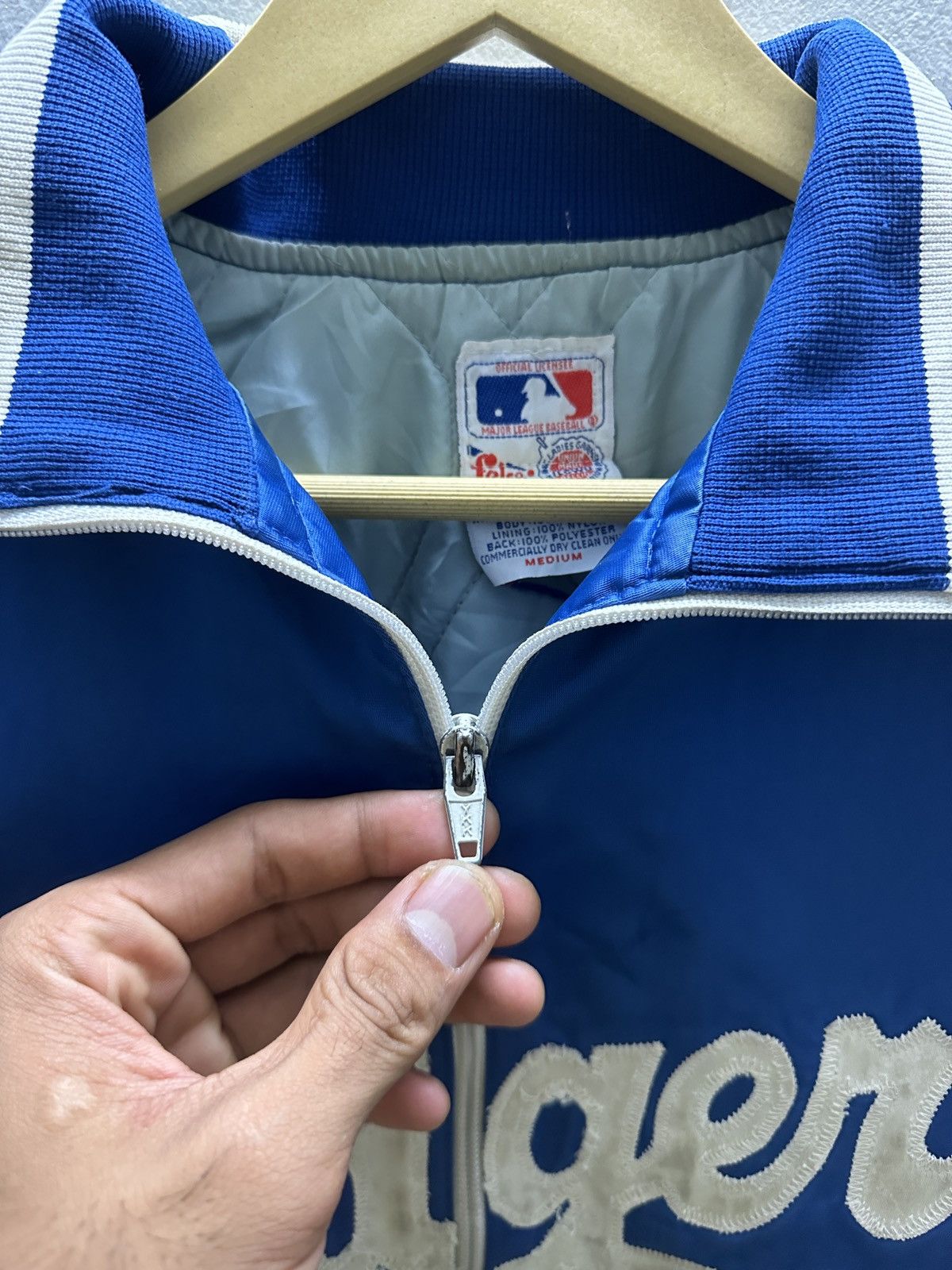 MLB × Vintage Vintage MLB Los Angeles Dodgers Big Spellout Jacket Size US M / EU 48-50 / 2 - 10 Thumbnail
