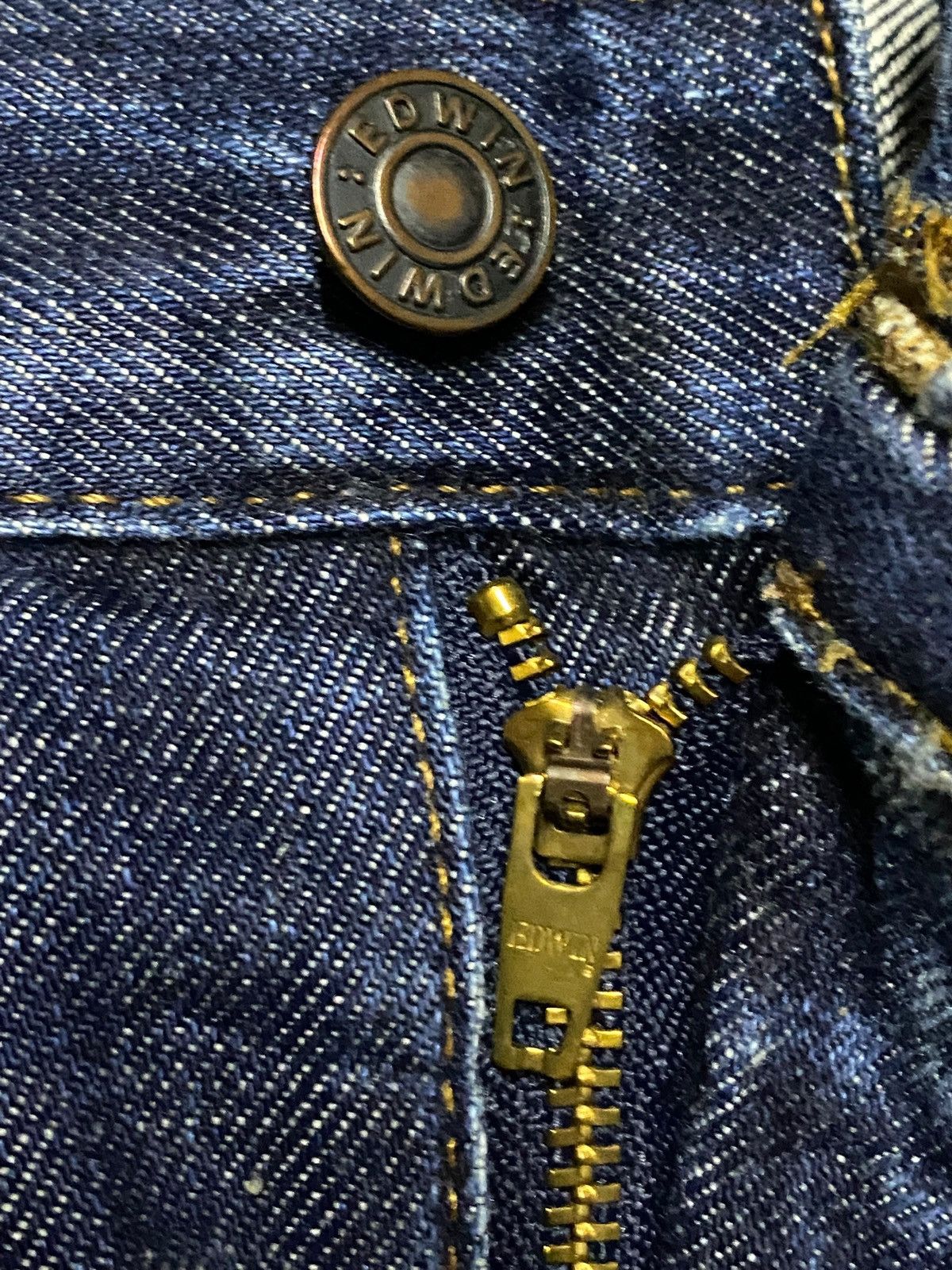 Edwin Vintage Japan Brand Miss Edwin Blue Wash Loose Jeans Size US 28 / EU 44 - 10 Thumbnail