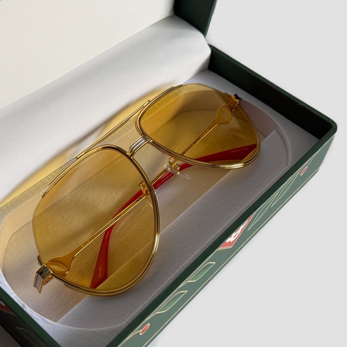 Casablanca Casablanca Stainless Steel Aviator Sunglasses Size ONE SIZE - 6 Thumbnail