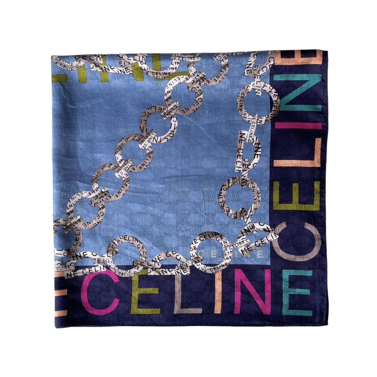 Celine Lot Of 2 Celine Paris Large Designer Handkerchief Size ONE SIZE - 4 Thumbnail