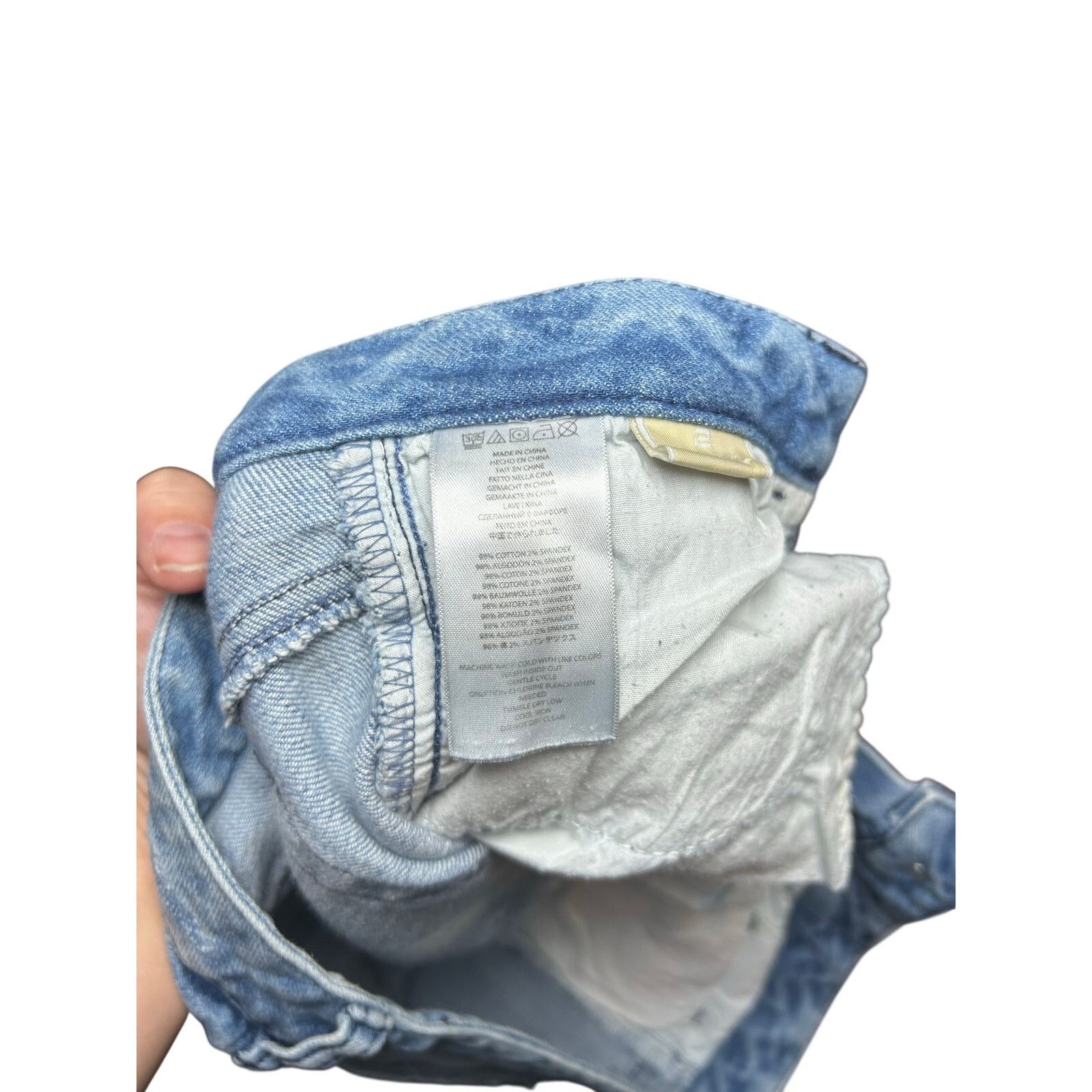 Michael Kors Michael Kors Bleach Splatter Distressed Skinny Jeans Size 26" / US 2 / IT 38 - 9 Thumbnail