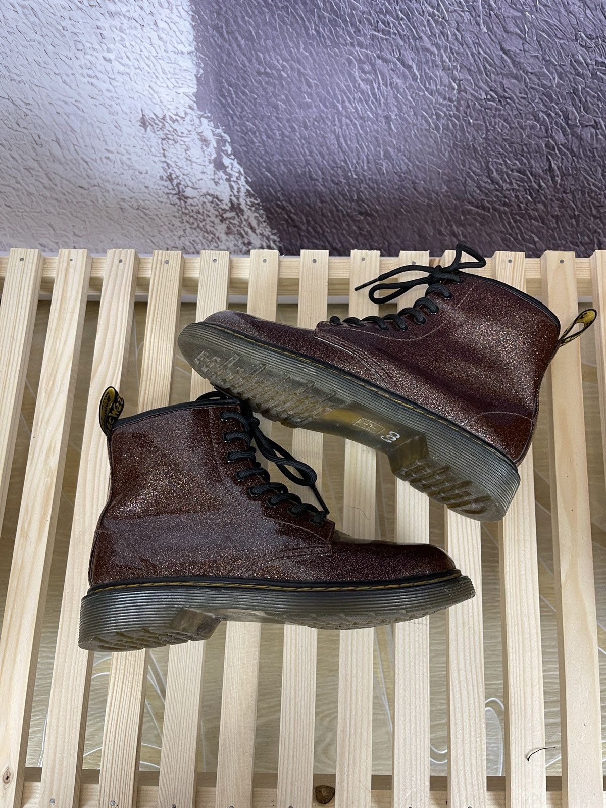 Dr. Martens Dr.Martens 1460 Glitter J AW501 boots vintage Size US 4 / IT 34 - 8 Thumbnail