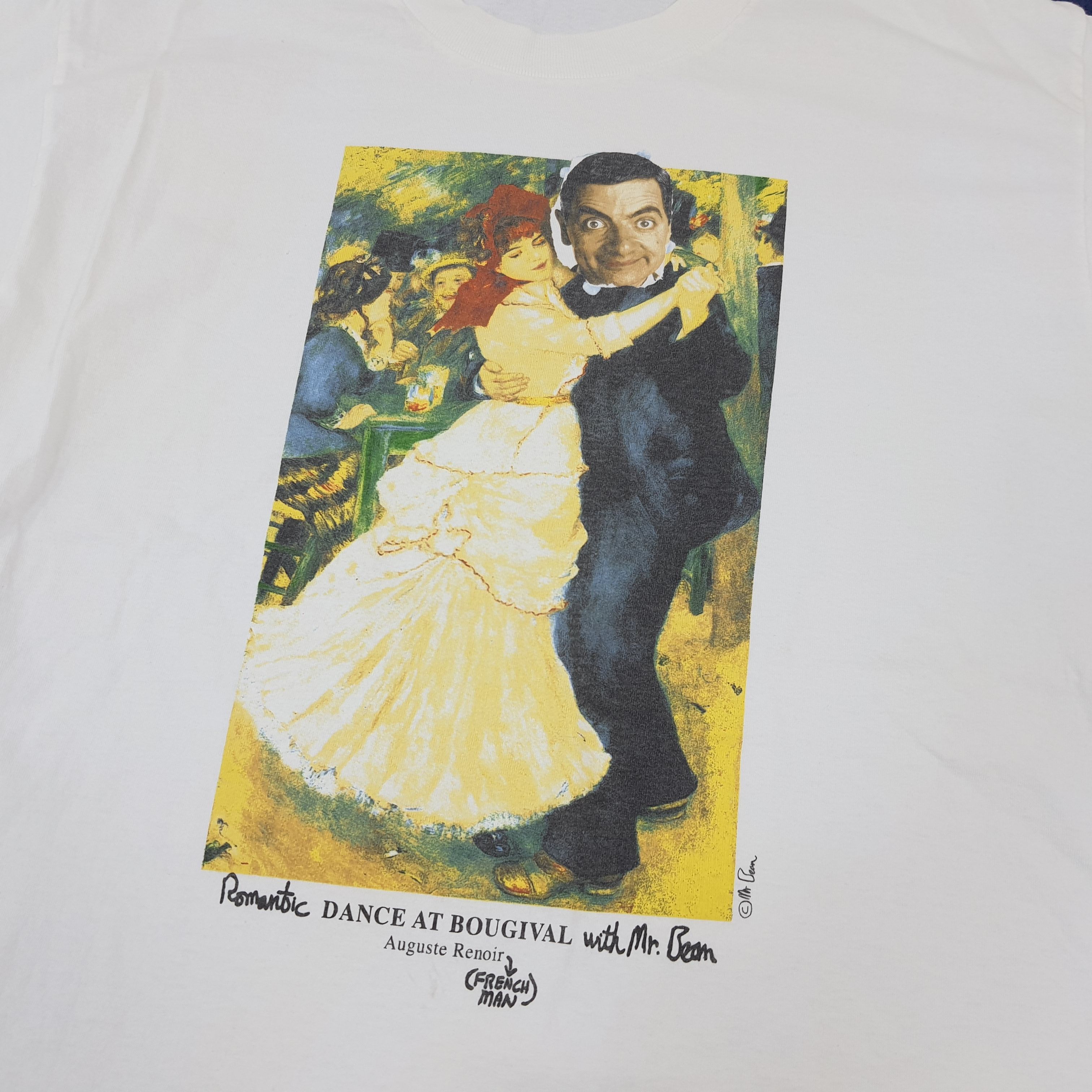 Vintage Vintage Mr.Bean Parody Auguste Renoir Art Work 90s Tshirt Size US XL / EU 56 / 4 - 2 Thumbnail