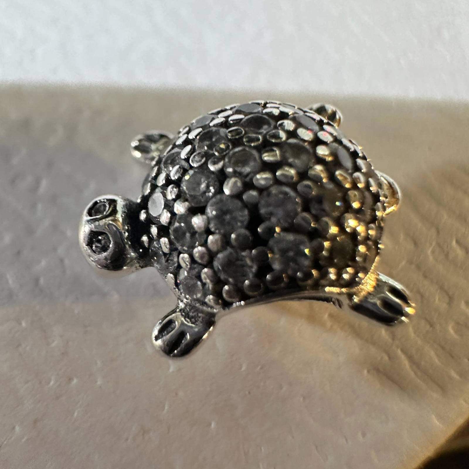 pandora Authentic Pandora, Retired Sparkling CZ Sea Turtle Charm Size ONE SIZE - 4 Thumbnail