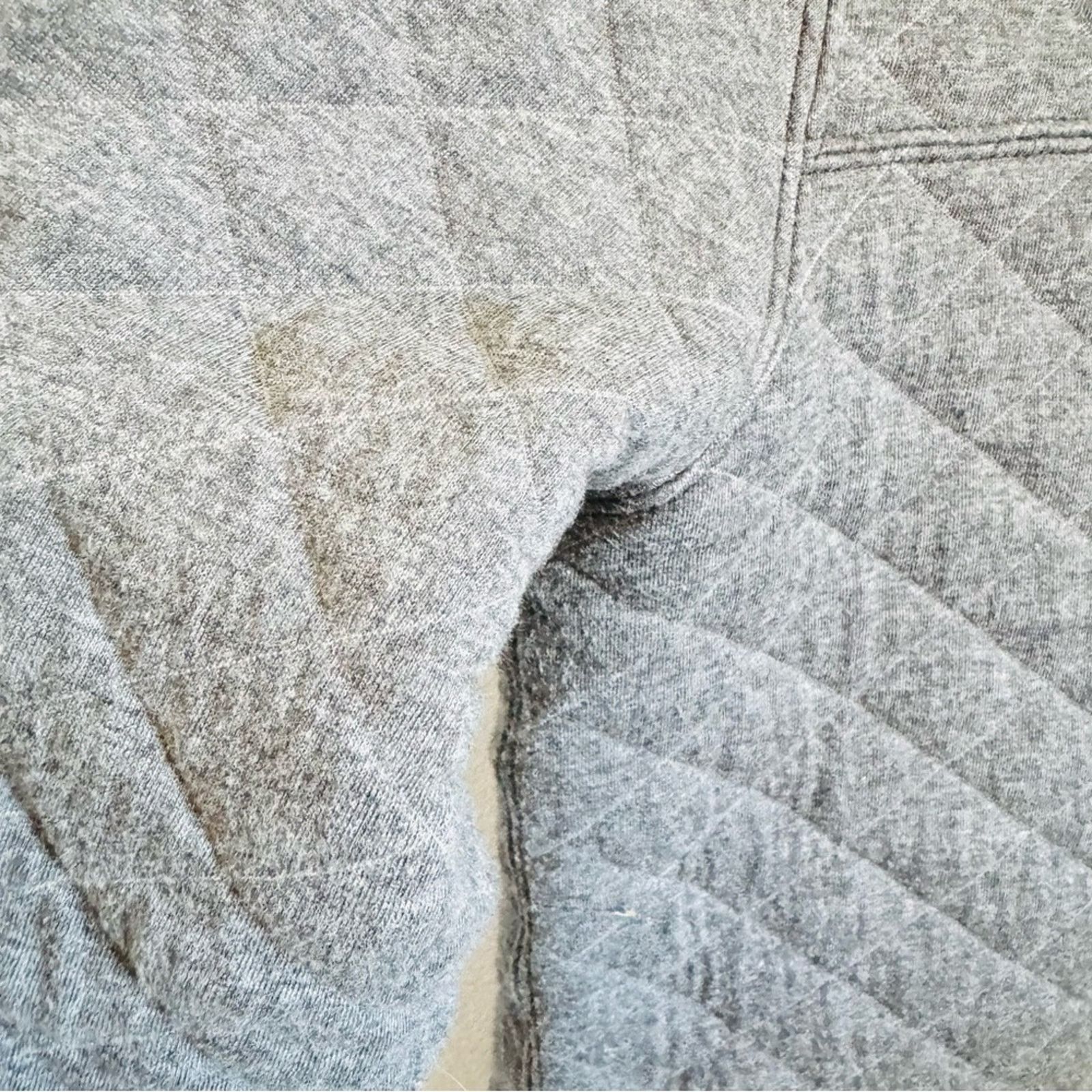 Eddie Bauer EDDIE BAUER Grey Quilted Pocket Pullover Sweatshirt Sweater Size US S / EU 44-46 / 1 - 3 Thumbnail