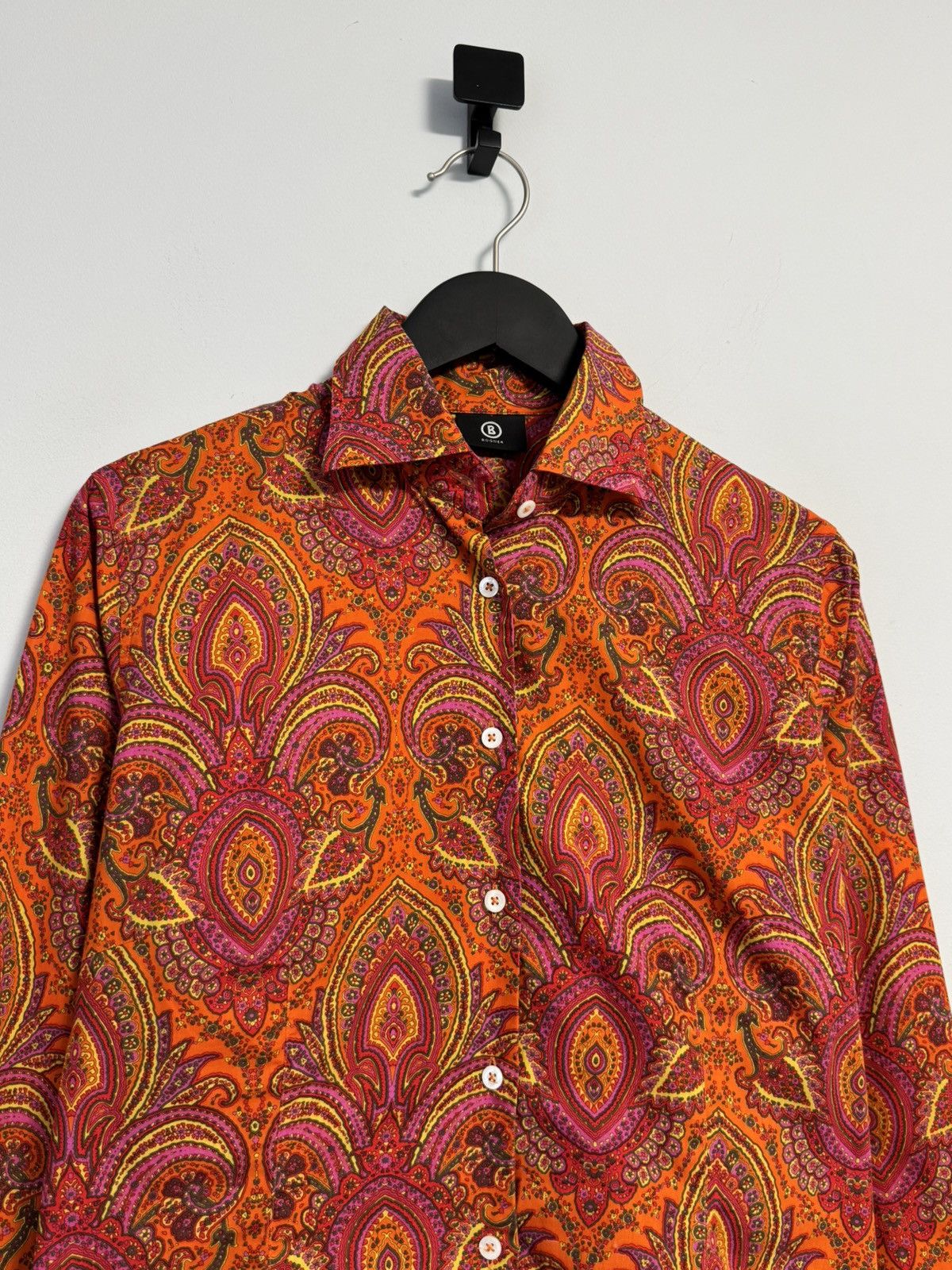 Bogner Bogner Women’s Paisley Print Button Shirt Bright Long Sleeve Size XL / US 12-14 / IT 48-50 - 2 Thumbnail