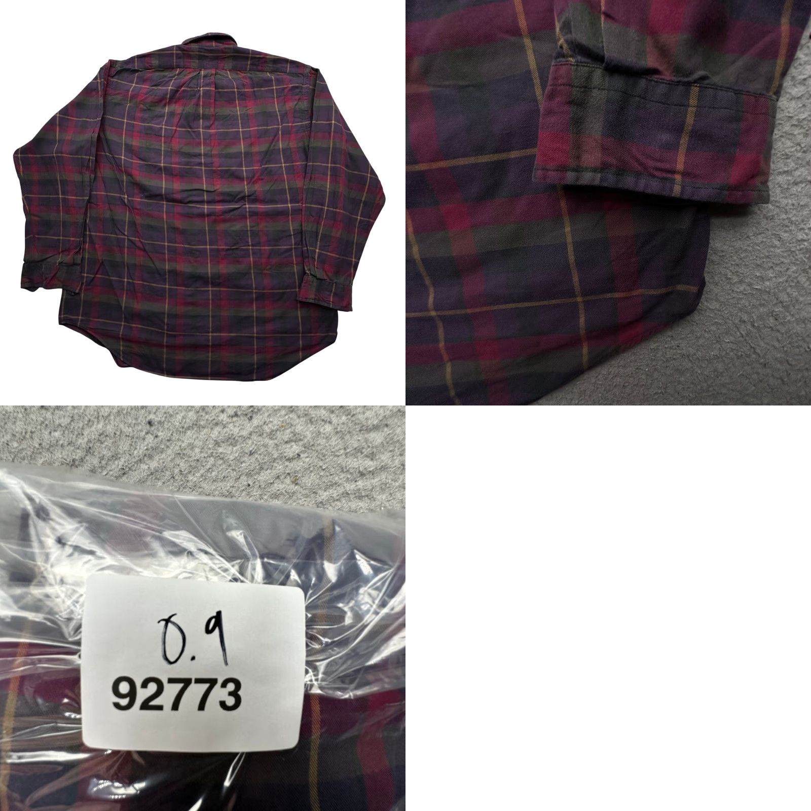 Ralph Lauren Ralph Lauren Button-Down Plaid Long Sleeve Shirt Mens Large Green Red Size US L / EU 52-54 / 3 - 8 Thumbnail