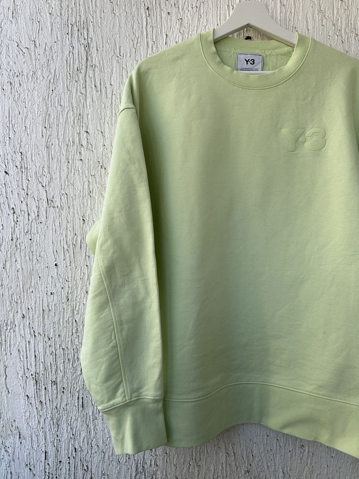 Y-3 mint chest logo sweatshirt Size US L / EU 52-54 / 3 - 2 Thumbnail