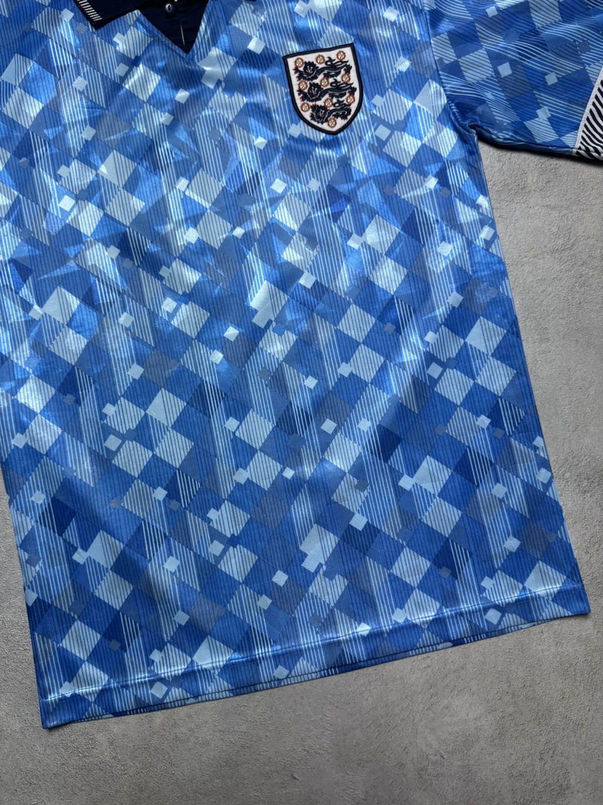 Vintage England 1990 1992 Third Football Shirt Soccer Jersey Retro Size US S / EU 44-46 / 1 - 4 Thumbnail
