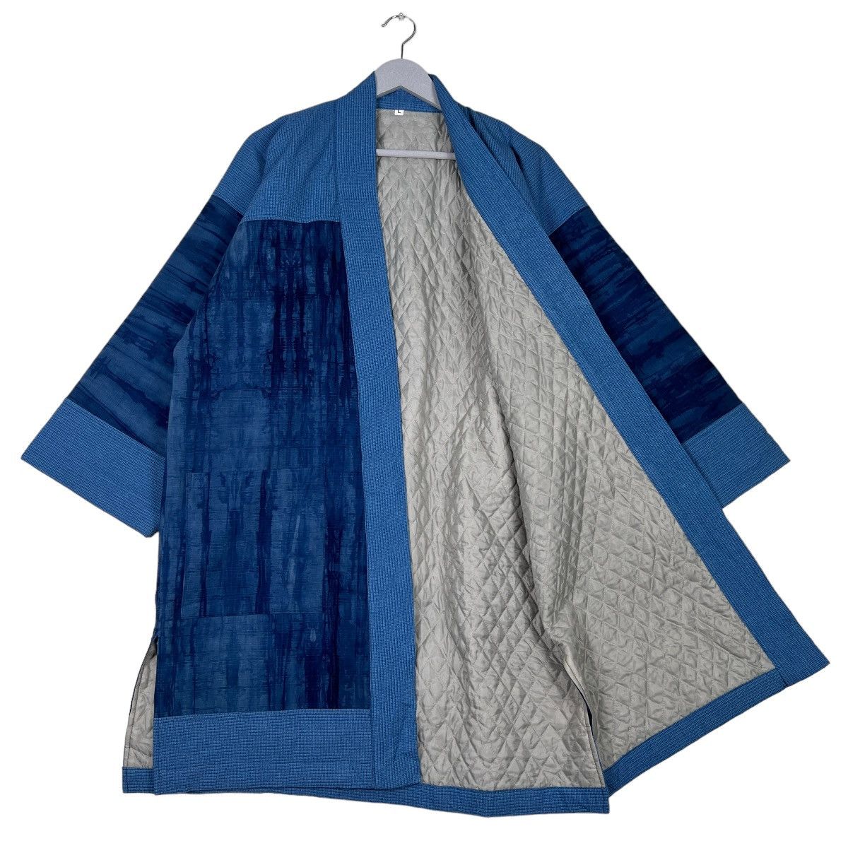 Indigo 🔥 80s VINTAGE INDIGO KIMONO HANTEN JACKET Size US L / EU 52-54 / 3 - 10 Thumbnail