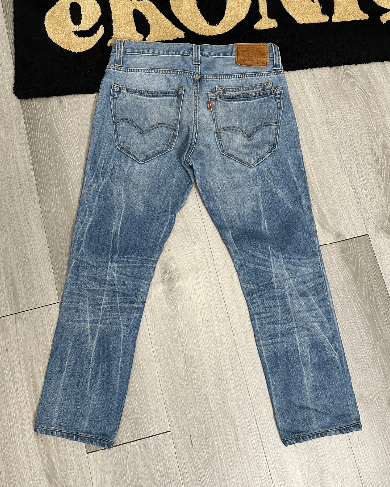 Levi's Vintage Levi's 504 Men's Blue Denim Jeans - Size 33x27 Size US 33 - 1 Thumbnail