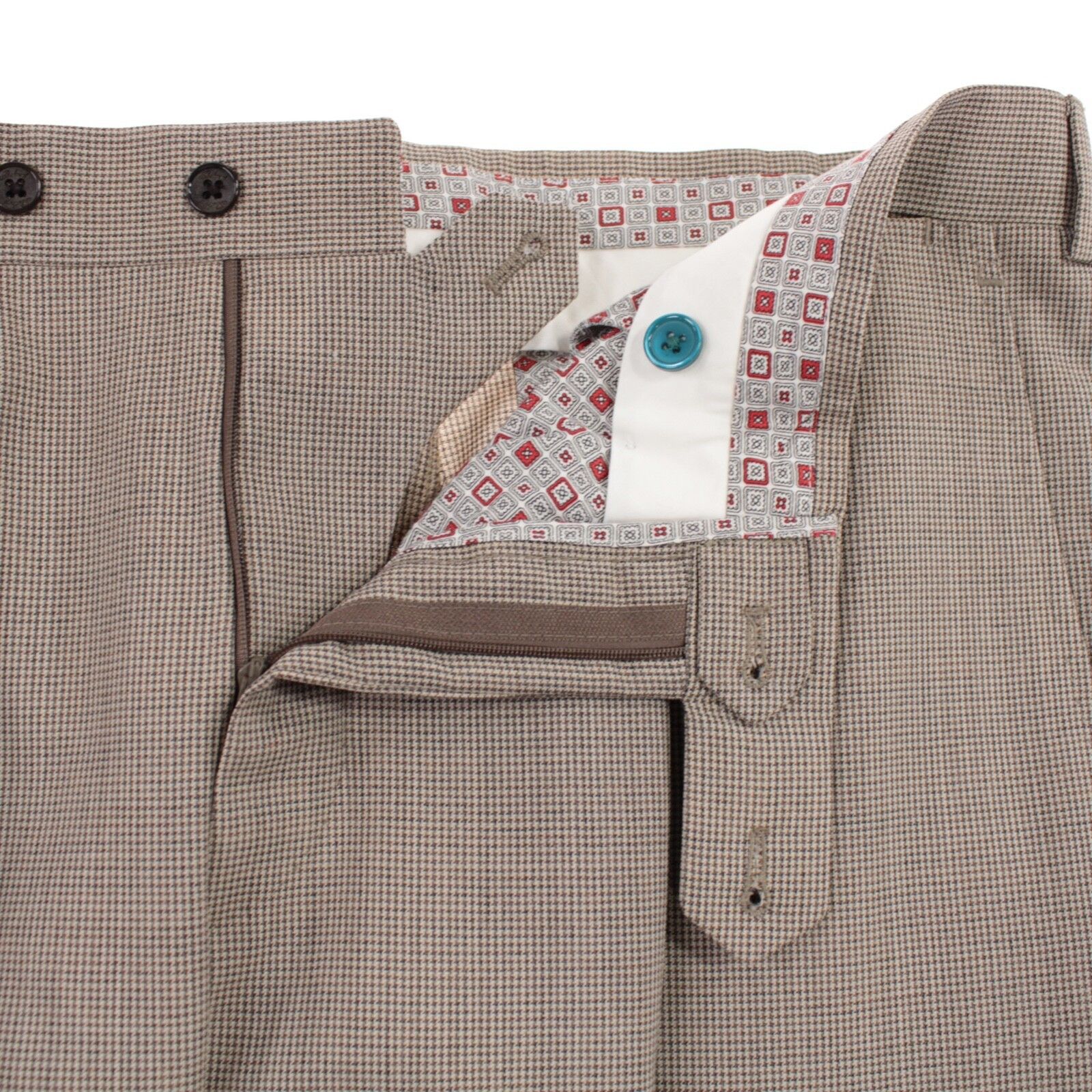 Belvest Belvest New with tags Dress Pants Size 34 US In Brown Size US 34 / EU 50 - 3 Thumbnail