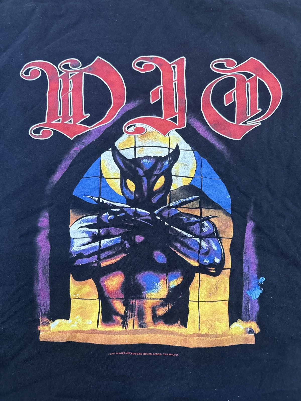 Band Tees Vintage Dio Tour Shirt – 1987–88 US Tour – Original Bravado Size US XL / EU 56 / 4 - 2 Thumbnail