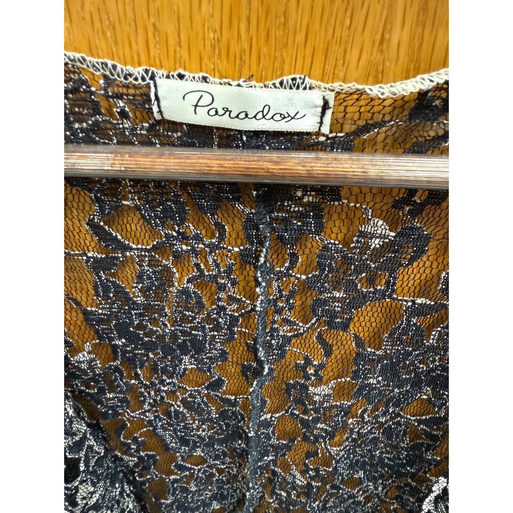 Other Floral Lace 1X Long Cardigan Kimono Jacket For Women In Blac Size XL / US 12-14 / IT 48-50 - 5 Thumbnail