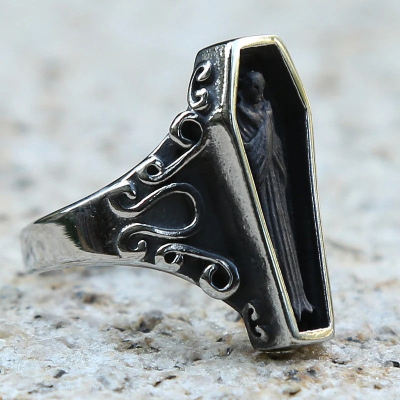 Vintage Unique Zombie Vampire Skull Size ONE SIZE - 6 Thumbnail