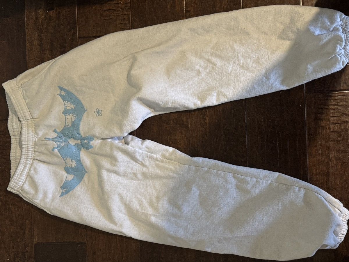 Osbbat Osbbat White/Blue sweatpants Size US 30 / EU 46 - 1 Thumbnail