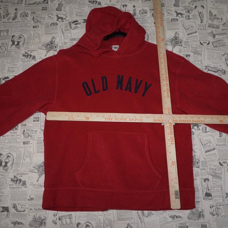 Old Navy XL -Vintage Y2K Old navy embroider college 00s fleece hoodie Size US XL / EU 56 / 4 - 4 Thumbnail