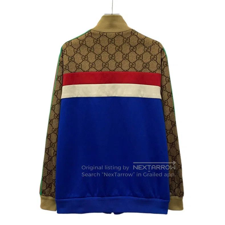 Gucci Gucci Colour block logo jacquad striped zipper zipper long Size US M / EU 48-50 / 2 - 2 Thumbnail