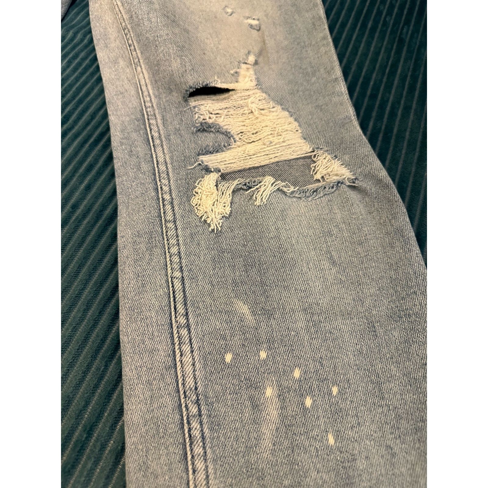 Other Flying Monkey Women’s Distressed Light Wash Skinny Jeans Size 31" - 3 Thumbnail
