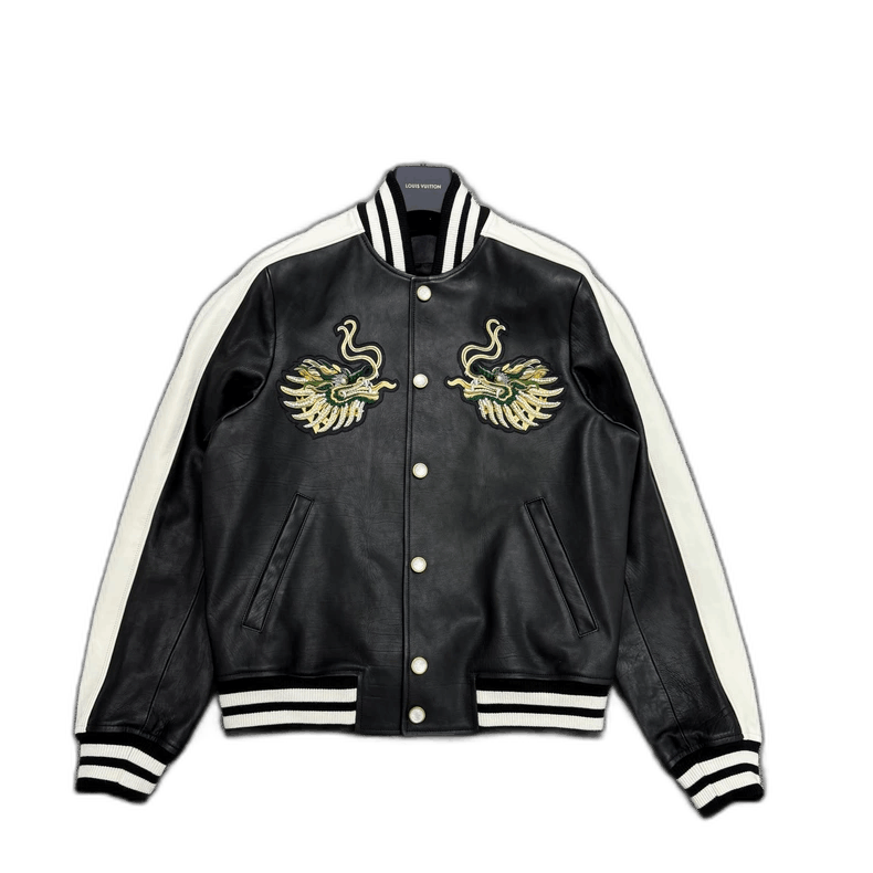 Louis Vuitton louis vuitton dragon embroidered leather jacket Size US M / EU 48-50 / 2 - 1 Thumbnail